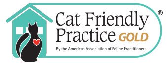 Selo de Certificação Cat Friendly Practice Gold